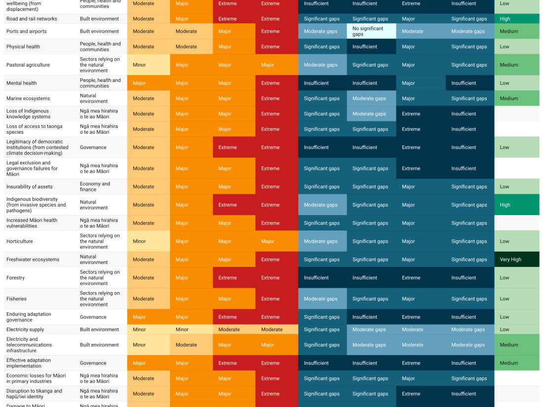 bElyv table a.1 the risks we identified and how they scored in the assessment  (1)