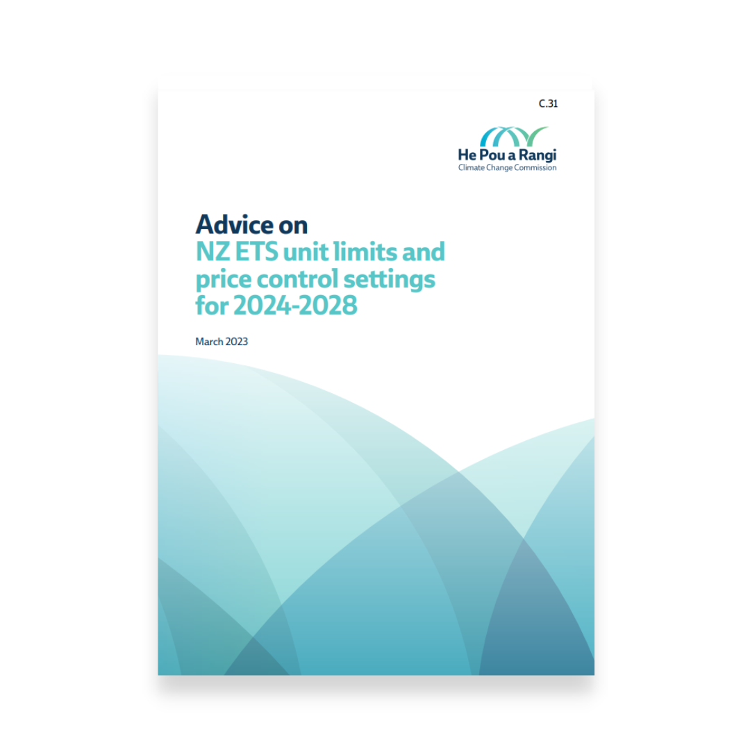 NZ ETS advice July 2022 report cover